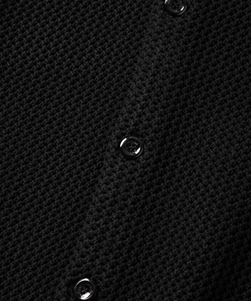 Nonblank Crop Round Ls Cardigan_Black