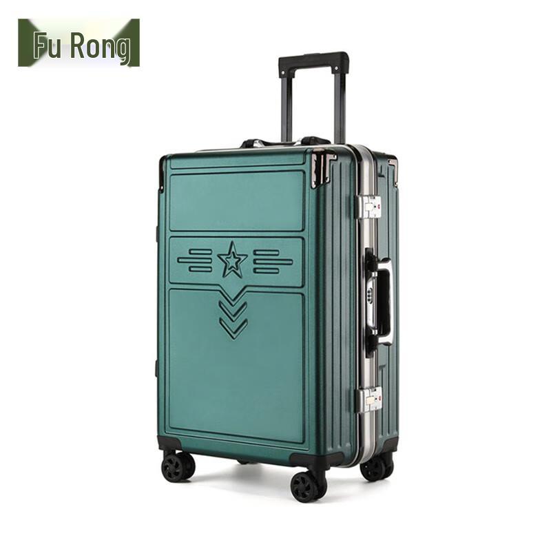 Vintage Military-Style Luggage
