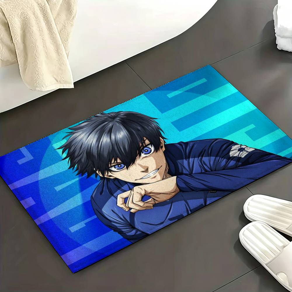 ANIME Y-Yoichi I-Isagi Floor Mat Soft Non Slip for Entry Door Bathroom Indoor Home Decorative Carpet