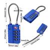 Anti-theft Customs Password Lock TSA Suitcase Luggage Coded Lock Cabinet Padlock  for Travel