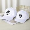 NY Letter Embroidered Duckbill Cap, Spring and Summer Sun Hat, Street Soft Top Baseball Cap, Versatile