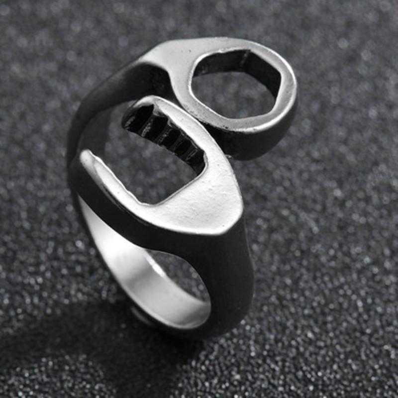 1 STuks Punk Vintage Zwart Grote Open Kruis Ring Voor Vrouwen Feest Sieraden Mannen Trendy Gotisch Goud Zilver Kleur Vinger Ringen Anillo