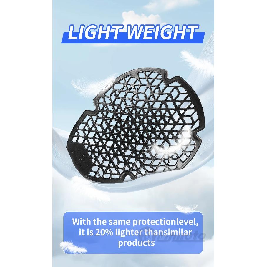 Black CE Level 1/2 Motorcycle Body Protection Pad Universal Motocross Racing Safety Insert Armor Back Protector Moto Equipment