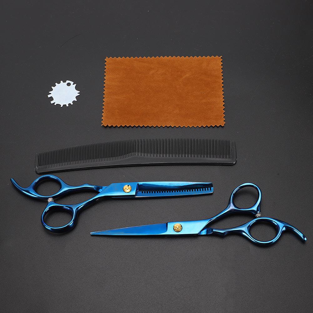 Professional Stainless Steel Hair Cutting Scissors Barber Shop Hairdressing Shear Set
