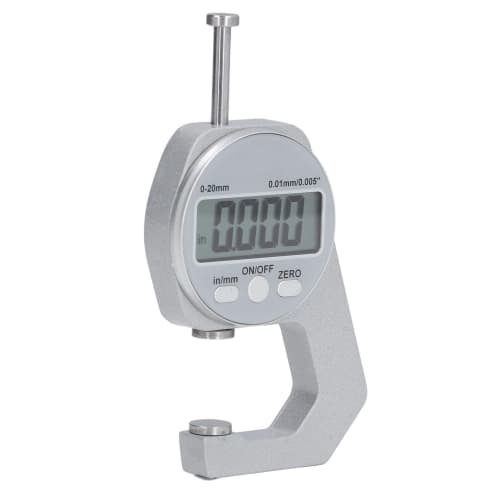 Electronic Microgauge, Micrometer, 0-20mm, Digital Thickness Gauge, Aluminum Thickness Meter, LCD Display