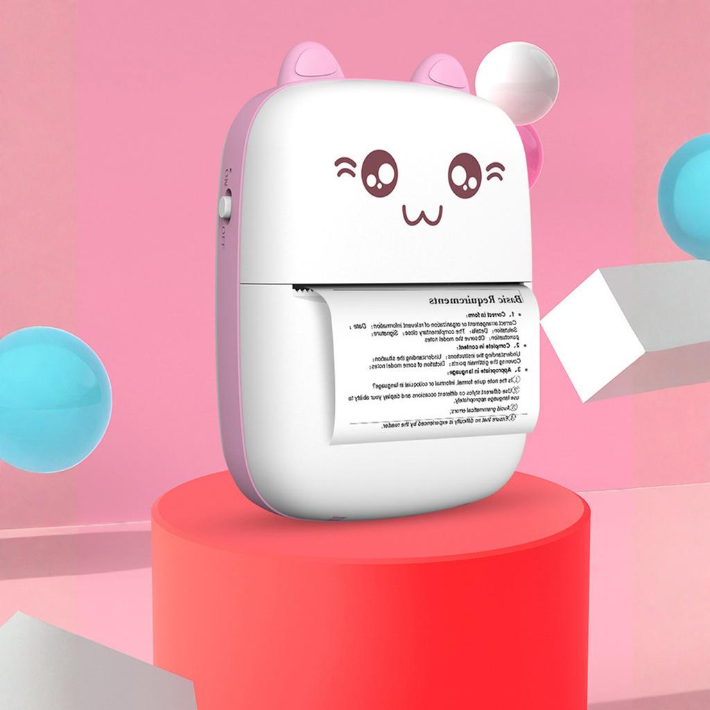 DOLEWA Portable - Sticker with 10 rolls of paper, for printing photos, notes and ink-free labels