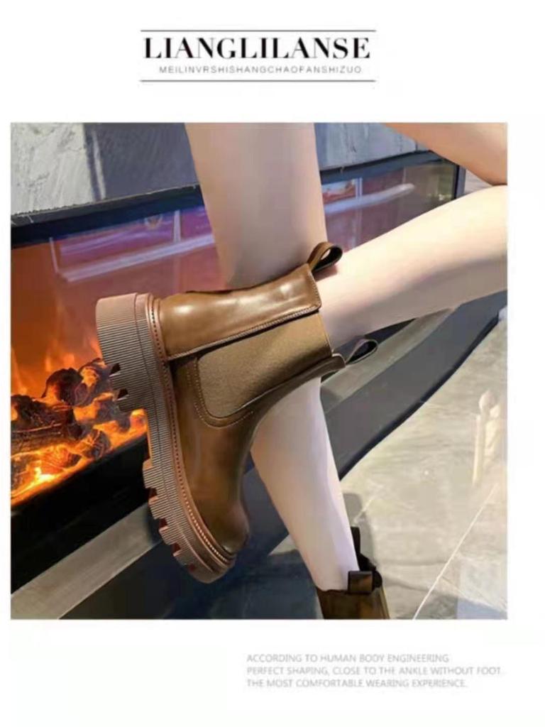 Bestseller Unisex Martin Schneestiefel: 2025 Winter Rutschfeste Mode Chelsea Stiefelette