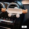 Car Mobile Phone Bracket Car Creative Cartoon Car Air Outlet Mobile Phone Navigation Fixed Support Bracket Car Accessories