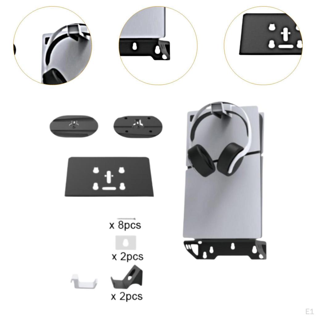 Wall Mount Gamepad Holder Controller Hanger Hooks Wear Resistant Space Saving Organizer Gaming