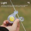 1pcs Rubber Tent Light GuardRope Hung Light Outdoor Camping Hiking Warning Light IPX4 Waterproof