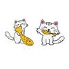 2-4pcs Creative Brooch Sets Punk Skeleton Animal Ghost Enamel Pins Cartoon Cats Earth Medical Money Badge Jewelry Gifts for Kids