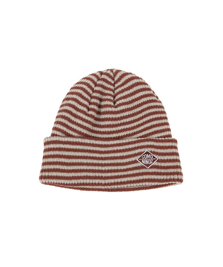 COMONINOZ [Cn]26S Stripe Knit Beanie [4 Color]