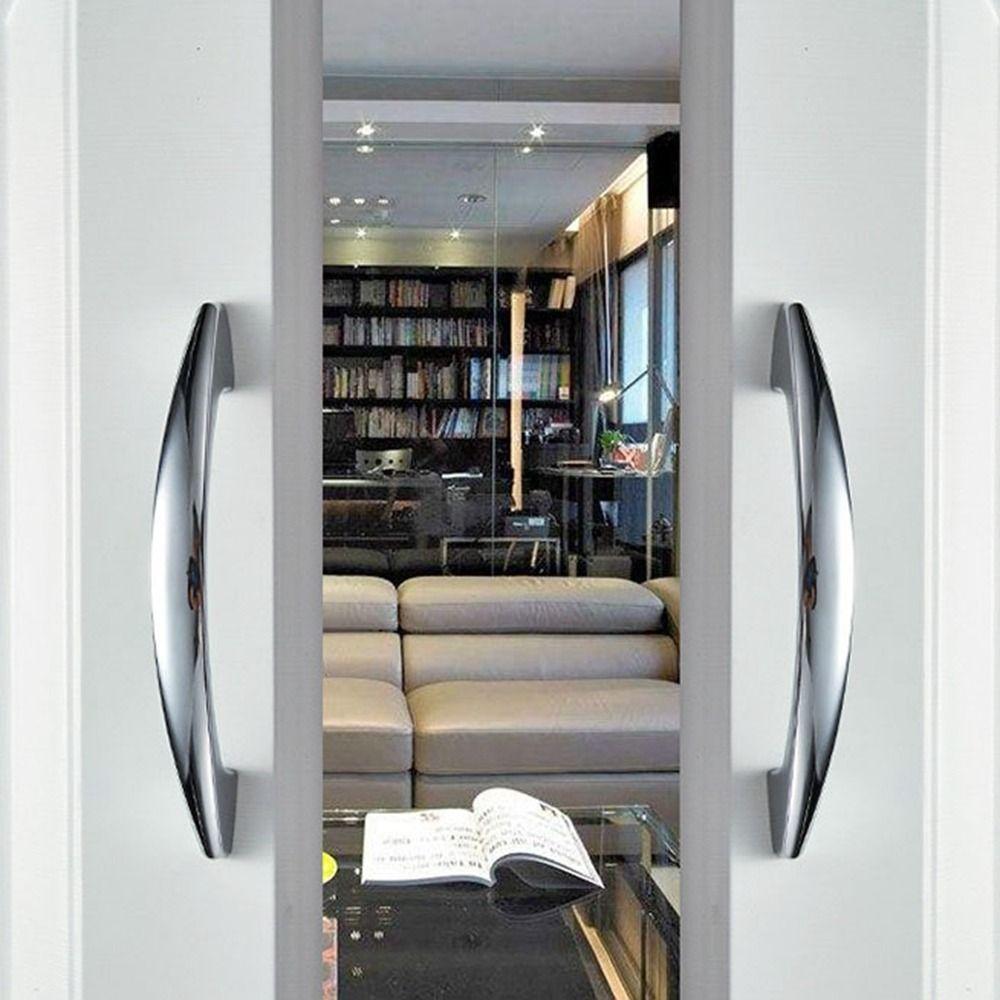 Multifunctional Bright Chrome Handles Furniture Drawer Pull Handles Furniture Handle  Wardrobe