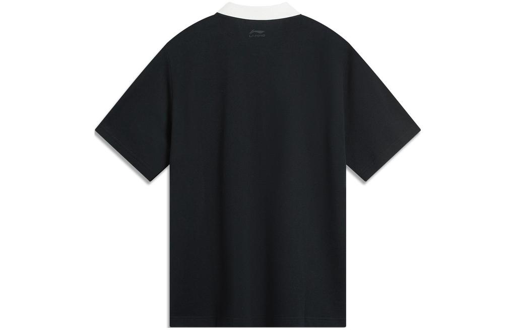 Li Ning Sports Life Collection Polo Shirt Men's Black APLU237-2