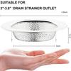 2piece Stainless Steel Drain Filter Easy To And Durable For Bathroom And Kitchen Sinks Sink Filter