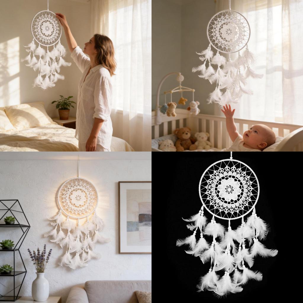 Modern Minimalist Abs Lace Dreamcatcher Wall Hanging For Home Bedroom Decor