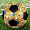 Simpsons Family Indoor Soccer Ball Colorful Machine Stitched PVC Size 5 Team Training Competition Ready Durable High-Bounce Cool Sports Gift