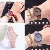 Elegant Female Wristwatch With Classic Glass Face And Decorative Function For Teens