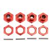 4Set RC Wheel 17mm Aluminum Hex Drive Hub Adapter with Pins for   1Celsius8 KARTON 4  Car