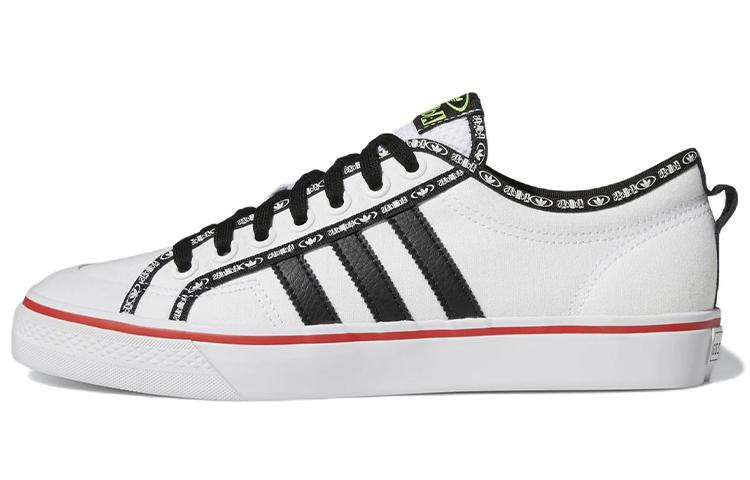 Adidas Nizza  White Vivid Red  GX6093 35.5
