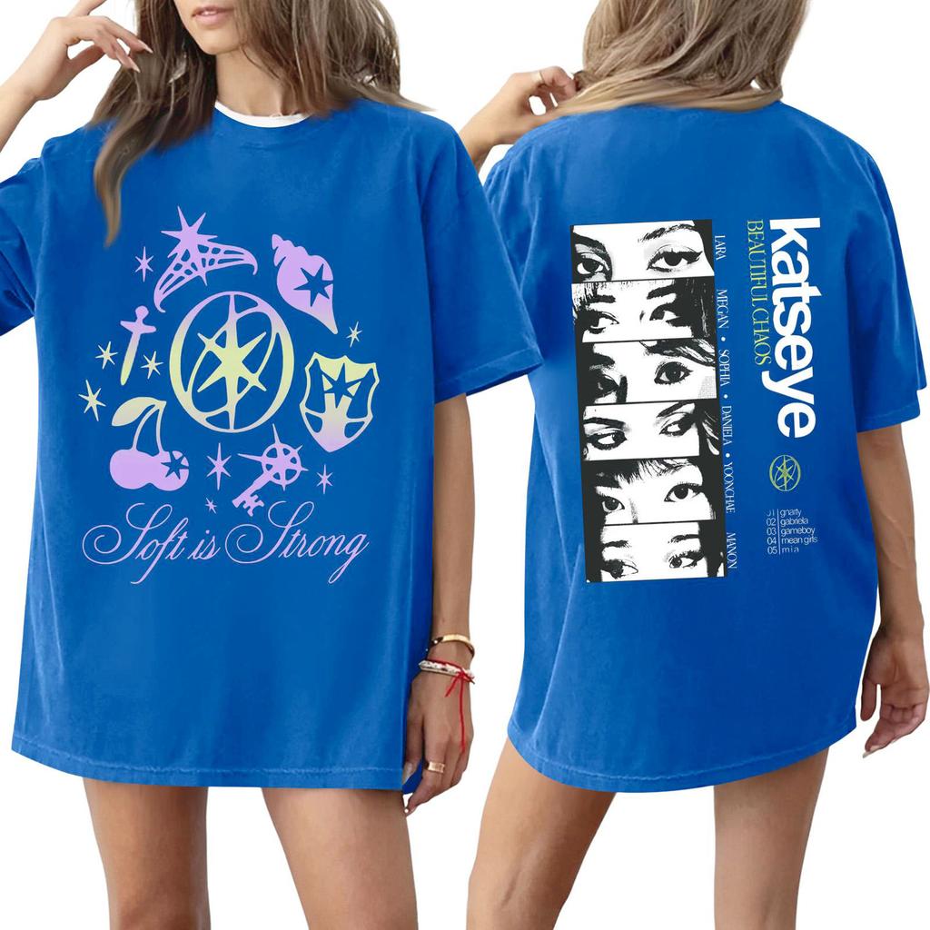 Women's Round Neck Printed Short-sleeved T-shirt Top