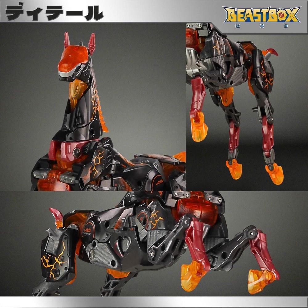 BEASTBOX BB-75FB Fire Bolt Firebolt Transforming Animal Mecha Robot Cube Highly Articulated Gift for Children Boys Collectors