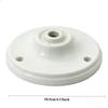 JOYINLED Lamps Canopy Antique Porcelain 105MM Ceramic Cover for Pendant Lights Holder Lamp Base Indoor and Outdoor Black White