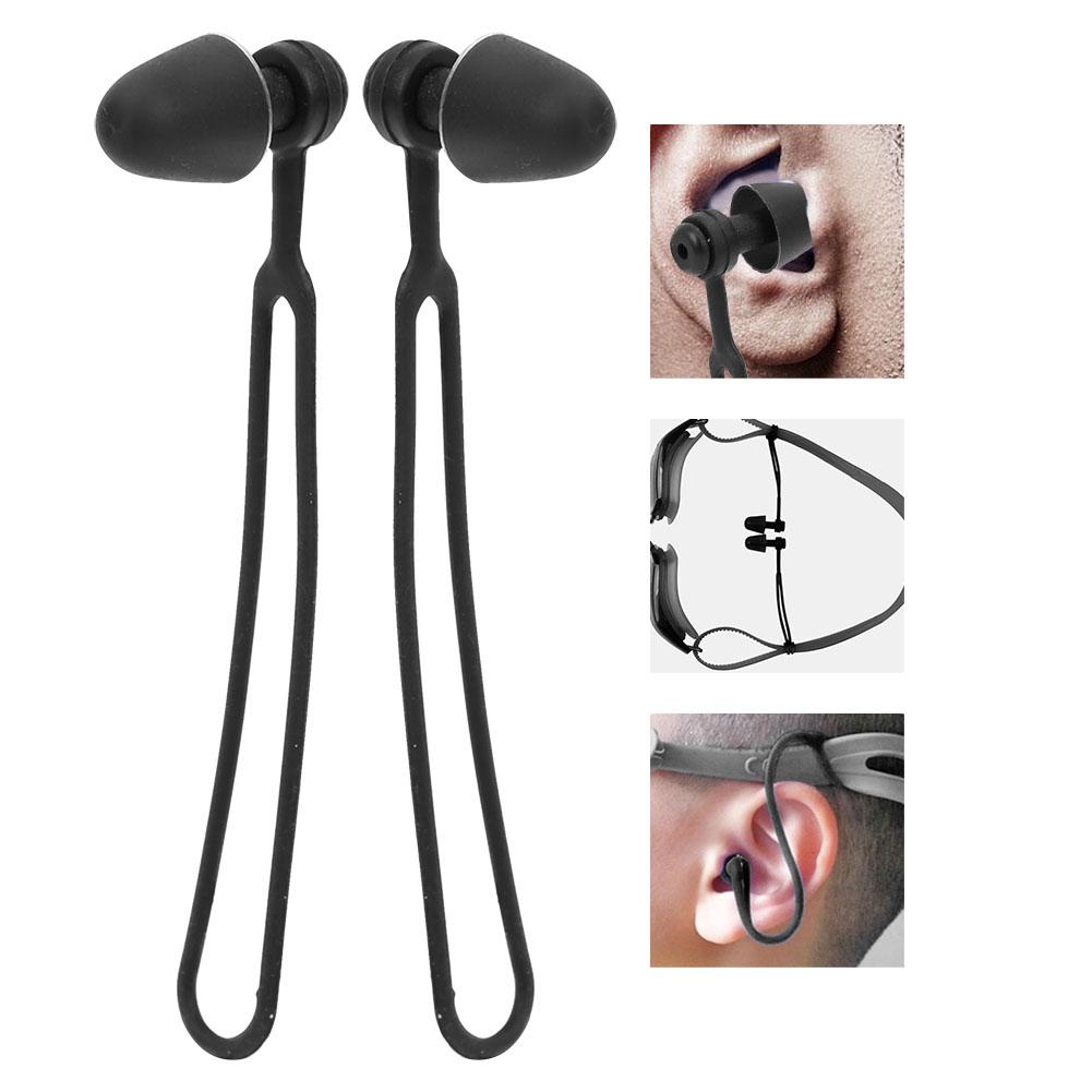 Unisex Waterproof Swim Sport Soft Silicone Swimming Earplugs Earmuff Portable