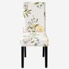 Printed Chair Cover Elastic Kitchen Seat Cover Stretch Spandex Chair Covers for Dining Room Wedding Hotel Banque… More