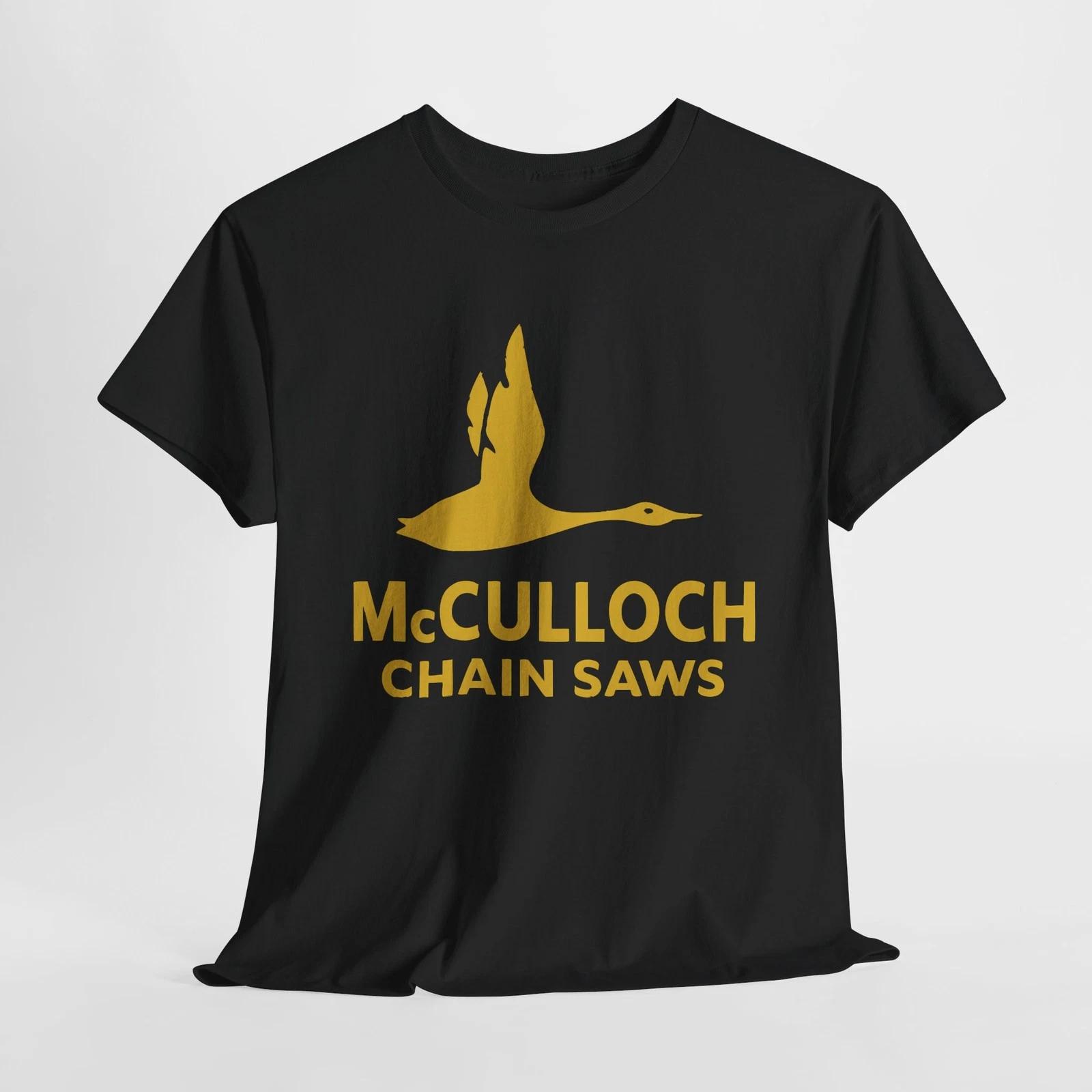 Funny McCulloch chainsaw logo T-Shirt  Size S to 5XL XL