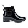 Four Seasons Rain Shoes Women's Chelsea Rain Boots Short Non-slip Water Shoes Fashion Martin Boots Low Heel Casual Adult Rain Boots