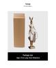 European Resin Dress Rabbit Figurine - Indoor Light Luxury Living Room Decor