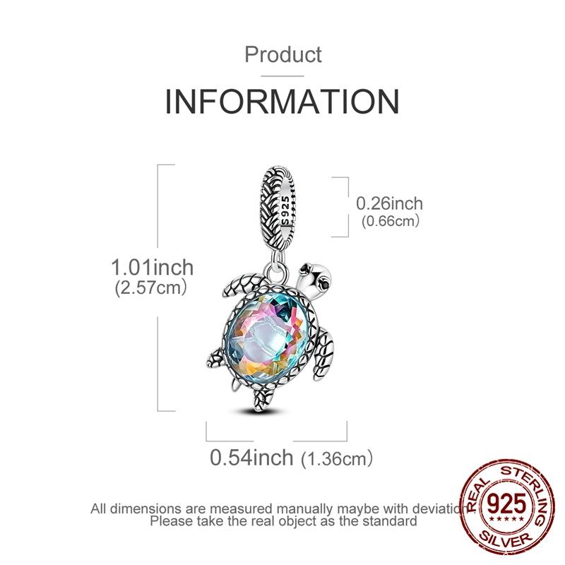 Authentic copper Charm Bead Charms Hummingbirds Turtles Pendants Ideal For Women Bead Charms Compatible With Bracelets Necklaces Jewellery Making Gift