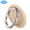 2PCS Mobile Phone Finger Ring Holder, for Car Magnetic Mount Rotatable Phone Back Sticker Holder for IPhone Samsung Xiaomi