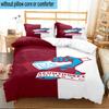 3PCS Scun-thorpe Football Crest Bedding Set,Including 1pc Duvet Cover And 2pcs Pillowcases Perfect for Bedroom, Dormitory, Fan Christmas gift