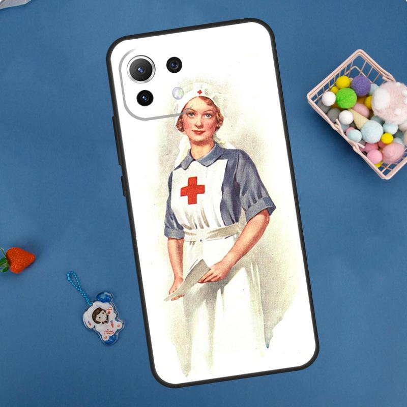 Cartoon Medicine Doctor Nurse Case For Xiaomi 11T 12T 13T 14T Pro 13 14 15 Ultra POCO X7 Pro X3 X5 X6 M6 F5 F6 Pro Cover
