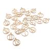 25 Pieces Wood Numbers Cutouts Charms Crafts Gift Tags