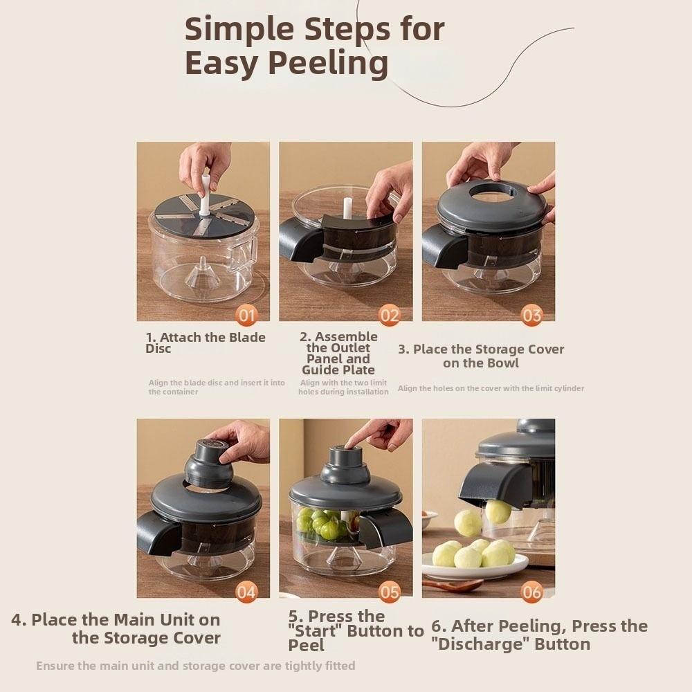 Efficient Peeling Electric Grape Peeling Machine Time-Saving Automatic Garlic Peele  Grapes