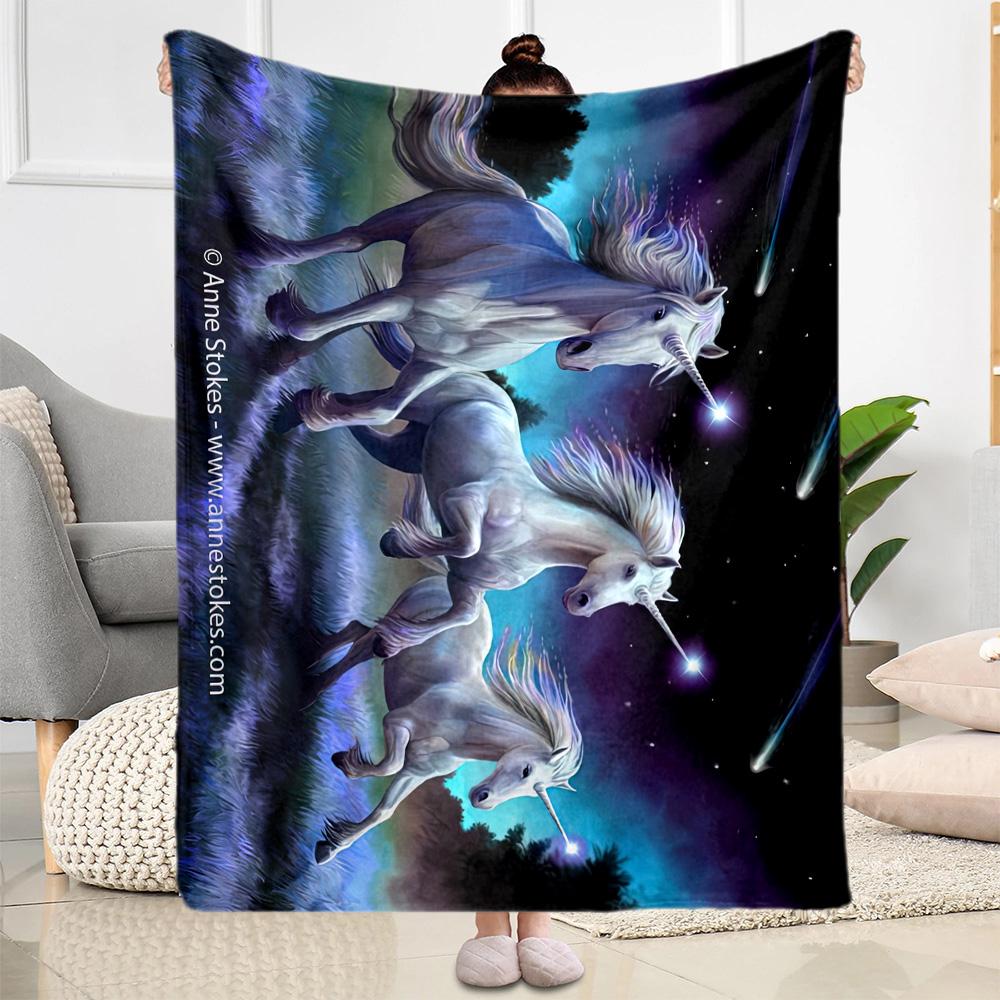 Gothic Style Blanket Comfortable Perfect for Bed Picnics Couch Four Seasons Multipurpose Playful Design Birthday Christmas Gift Blanket