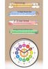 14" Silent Digital Children's Educational Wall Clock for Classroom & Home