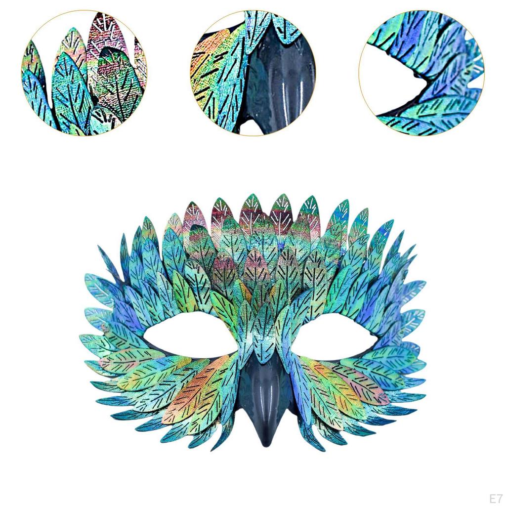 Akcesoria Maski Halloweenowe Półmaska na Twarz na Imprezę Klubową, do Odgrywania Ról, na Bal