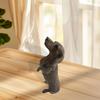 Animal Dog Statue Ornament Resin Realisitc Puppy Figure Home Decor Dog Model Figure for Office Desktop Garden Entry Living Room