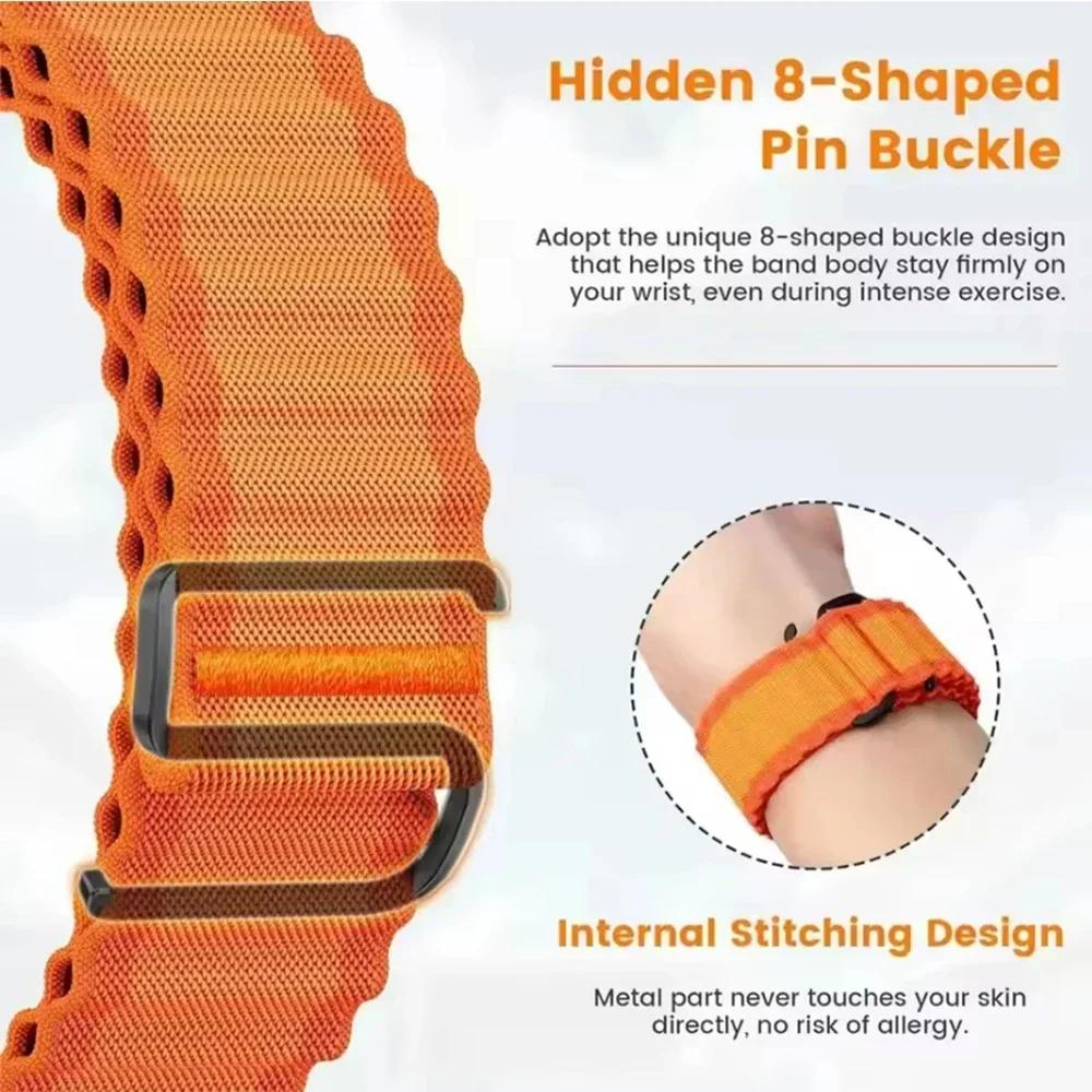 Cinturino QuickFit 26mm 22mm Per Garmin Fenix 8pro E 7 7X 6 6X/Quatix 8 Gancio Cinturino in Nylon Forerunner 970 965/Epix pro Cinturino da Polso