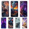 Train Phone Case Cover for Redmi Note 10 11 11T 7 8 8T 9 K40 Gaming 9A 9C Pro Plus Transparent Soft Shell Capas Coque Bags TPU