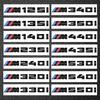 BMW M Series Car ABS Trunk Letter M Logo Badge Sticker for M125i M135i M140i M235i M240i M320i M330i M340i M350i M440i M435i M53 XM2