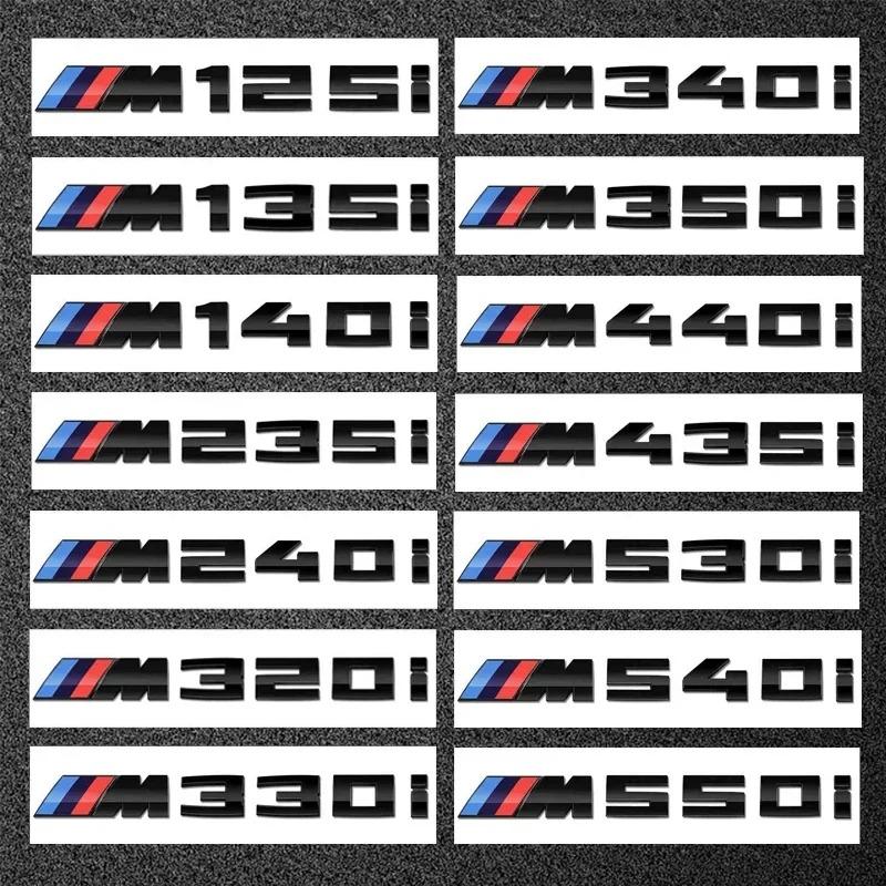 BMW M Series Car ABS Trunk Letter M Logo Badge Sticker for M125i M135i M140i M235i M240i M320i M330i M340i M350i M440i M435i M53 XM2