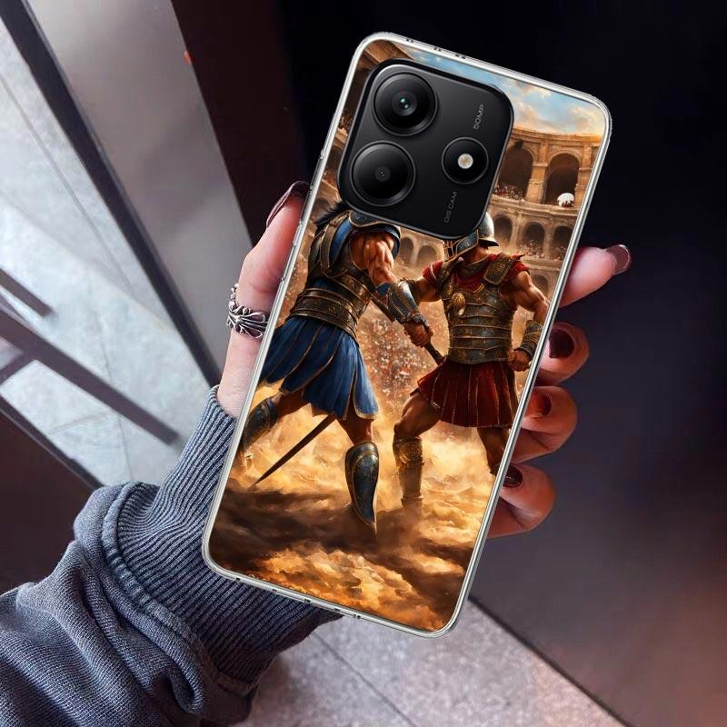 Roman Colosseum Phone Case For Xiaomi Redmi Note 15 14 14S 13 12S 12 Pro Plus 11S 11 10S 10 4G Cover 11E 11T 5G Print Fundas Red