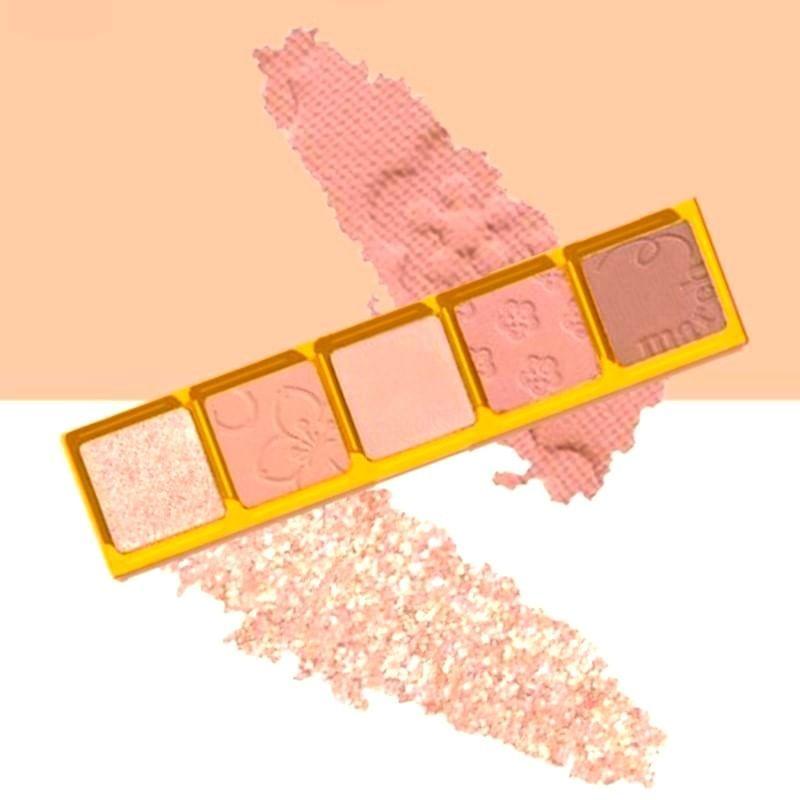 COLOR SCHOOL - 5 Colors Eyeshadow Palette - Walnut Milk