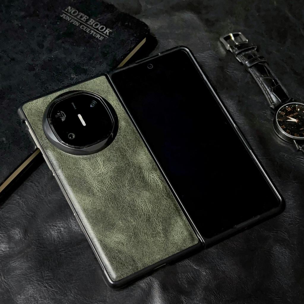 Suitable for Huawei Matex1 Mobile Phone Case mateX1 Collector's Edition Central Shaft Protective Case Matax1 Plain Leather Anti-drop Case
