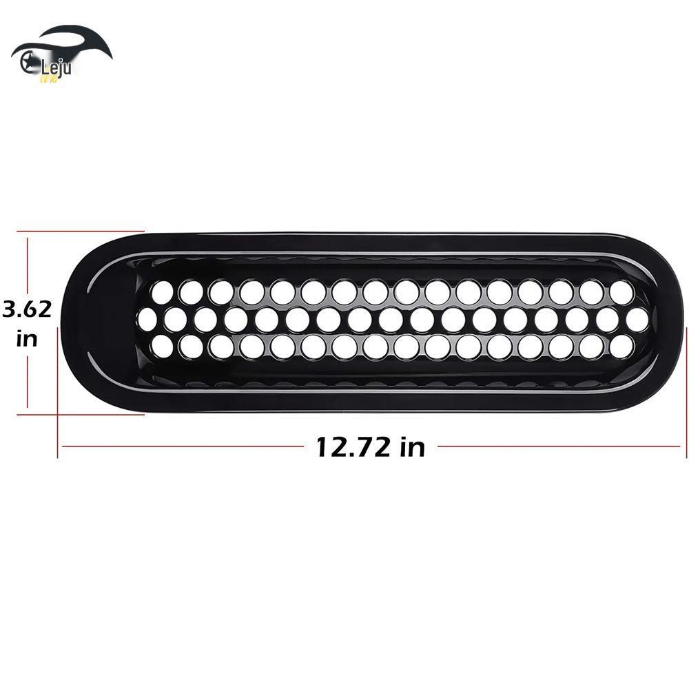 Carbon Fiber Front Clip-on Ring for 07-17 Jeep JK Wrangler Grille